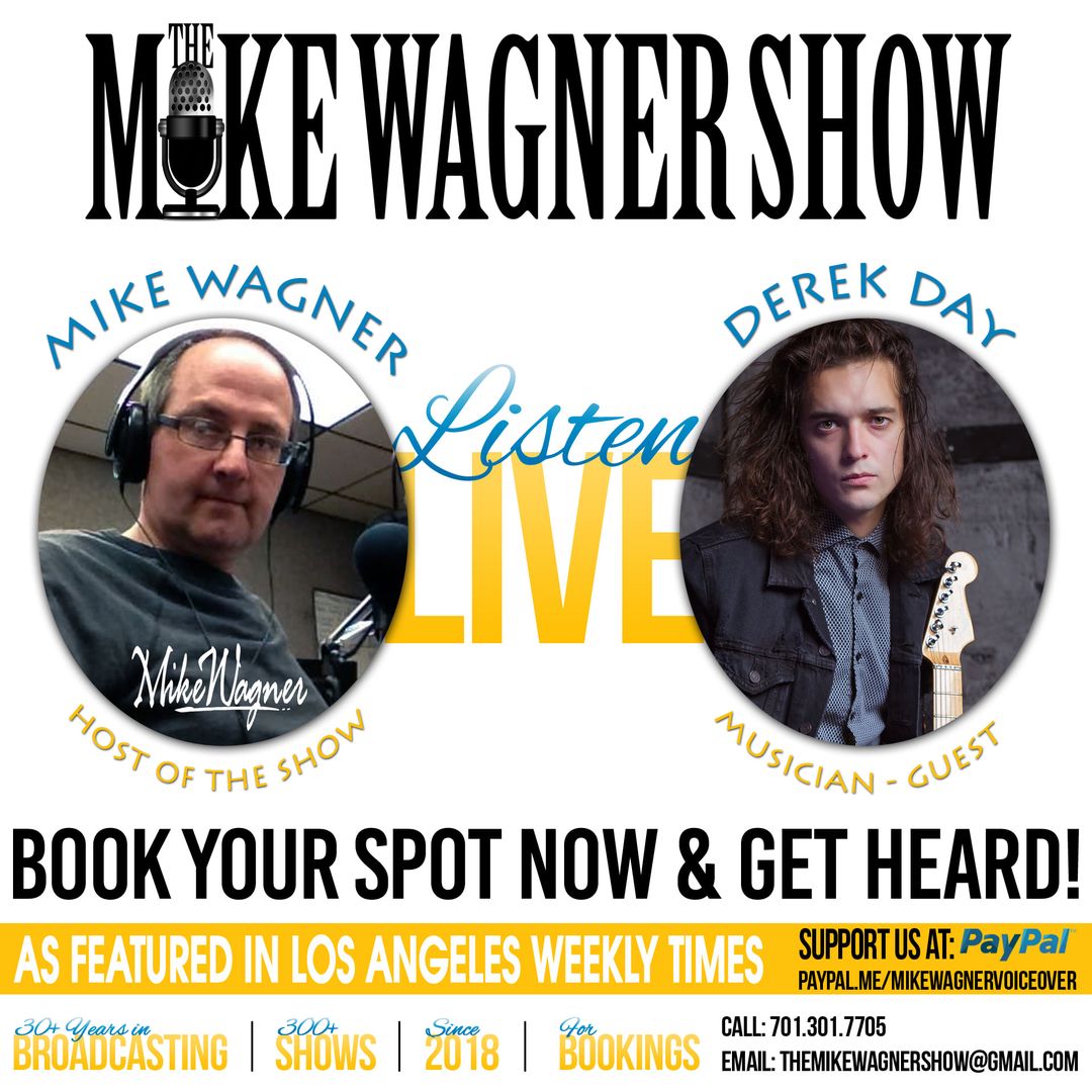 Derek Day Guests On The Mike Wagner Show On iHeart Radio