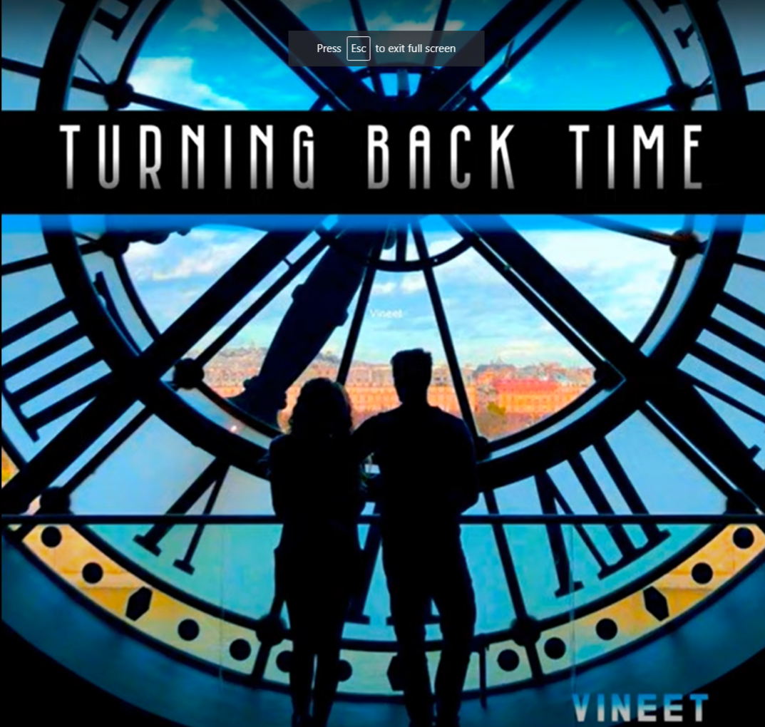 Singer/Songwriter Vineet Releases “Turning Back Time”