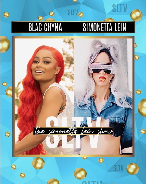 Blac Chyna Guests On The Season 4 Premiere Of The Simonetta Lein Show On SLTV