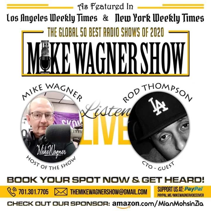 Rod Thompson From NFT Drop Guests On The Mike Wagner Show On iHeart Radio