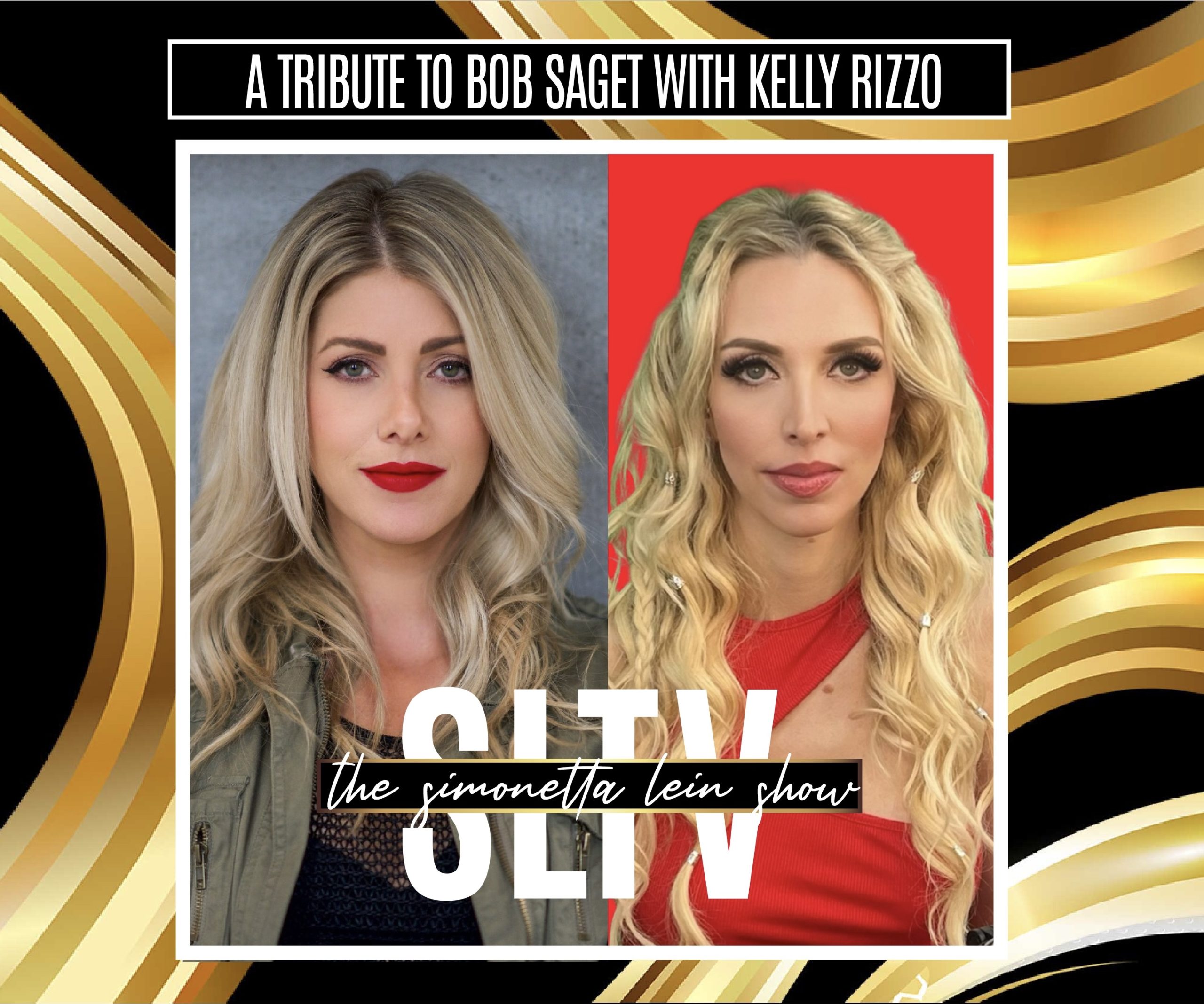 Kelly Rizzo Guests On The Simonetta Lein Show On SLTV In A Tribute To Bob Saget