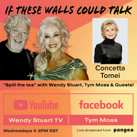 Concetta Tomei Guests On “If These Walls Could Talk” With Hosts Wendy Stuart and Tym Moss Wednesday, March 8th, 2023